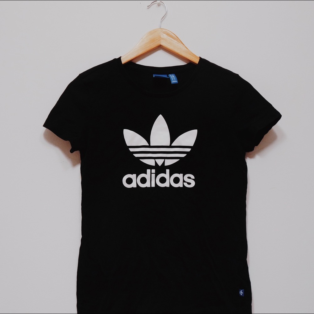 adidas Adicolor Black Trefoil T-Shirt